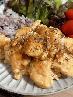 油不使用♪ささみの味噌しょうが焼き-レシピのメイン写真