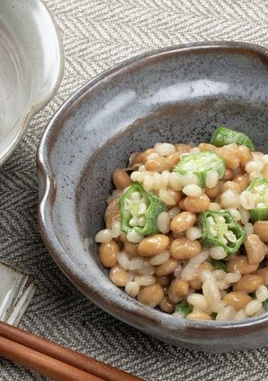 もち麦入りネバネバ納豆あえ～秋葉区～-レシピのメイン写真