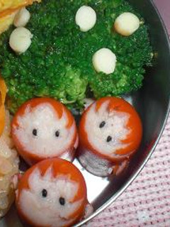 ポニョの妹たち 赤ウインナーおかず-レシピのメイン写真