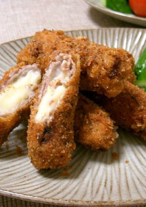 主菜～牛肉のとろ～り♫♫チーズ巻きフライ-レシピのメイン写真