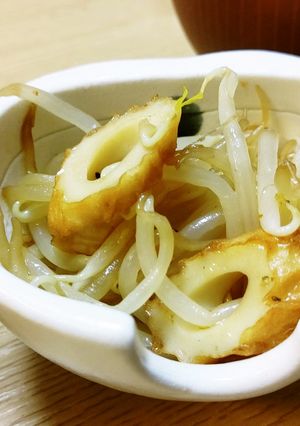 もやしに竹輪インしただけの···。-レシピのメイン写真