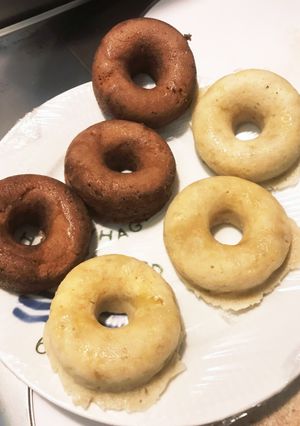米粉ドーナツ(ココア&バナナきなこ)-レシピのメイン写真