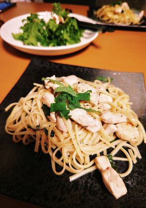 鶏と大葉の和風ぺぺロンチーノ-レシピのメイン写真