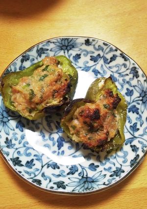 簡単肉詰めピーマン-レシピのメイン写真