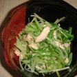 水菜とささ身のお浸し♪