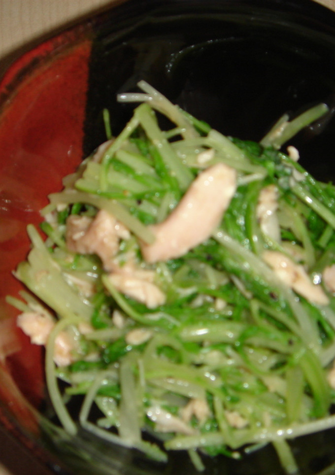 水菜とささ身のお浸し♪-レシピのメイン写真