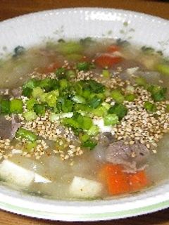 牛肉と豆腐のピリ辛とろみスープ-レシピのメイン写真