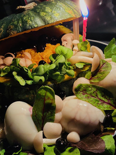 【オバケ村のかぼちゃサラダ】-レシピのメイン写真