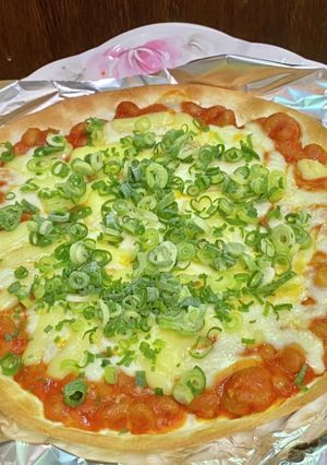 納豆ピザ-レシピのメイン写真
