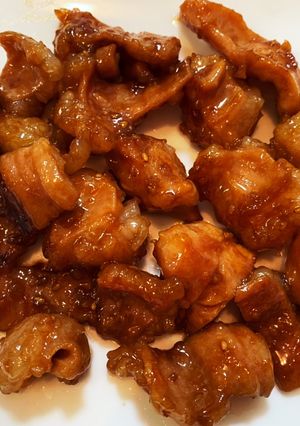糖質0 ミノとシマチョウ味噌焼き-レシピのメイン写真