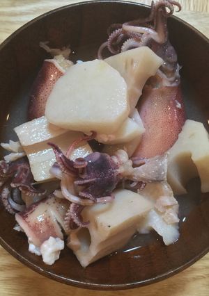 小ヤリイカとたらとレンコンのだし煮-レシピのメイン写真