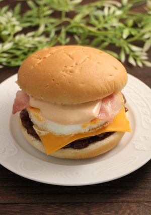 再現！マクドナルドこく旨すき焼き月見-レシピのメイン写真