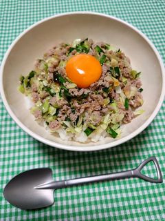 簡単☆お手軽餃子の具丼♩-レシピのメイン写真