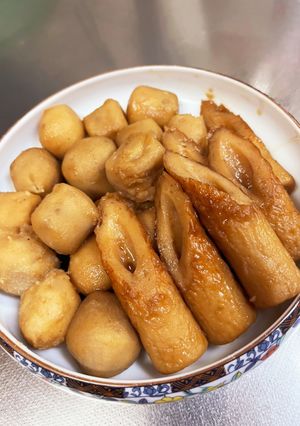 冷凍里芋＆竹輪煮-レシピのメイン写真