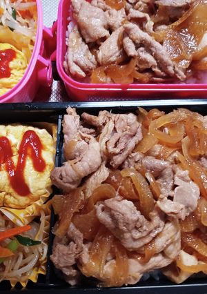 高校生息子、娘弁当(10/7)-レシピのメイン写真