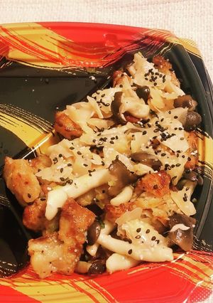 “鶏肉のガリしめじごま塩”-レシピのメイン写真