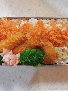 高校生弁当覚え書き77エビフライ弁当-レシピのメイン写真