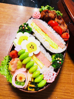 スパムと卵のおにぎらず弁当♡-レシピのメイン写真