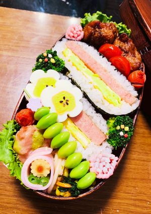 スパムと卵のおにぎらず弁当♡-レシピのメイン写真
