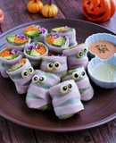 食物アレルギー対応！ハロウイン生春巻き