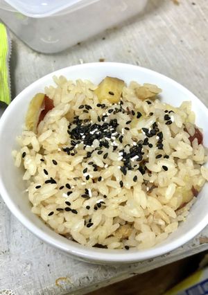 豚肉の旨味！さつまいもご飯。-レシピのメイン写真