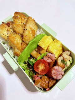 胸肉オイマヨカレー弁当-レシピのメイン写真