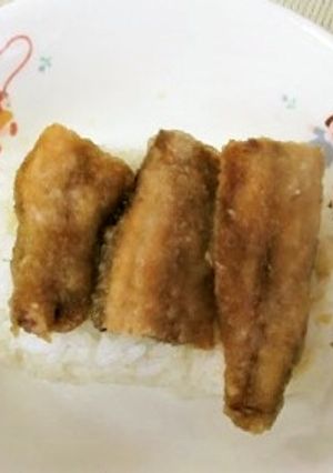 保育園給食★さんまのかば焼丼-レシピのメイン写真