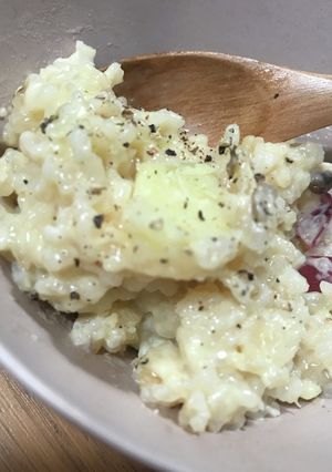 さつまいもご飯の残りでリゾット-レシピのメイン写真