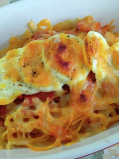 余ったトマトソースで焼パスタ-レシピのメイン写真