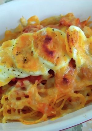 余ったトマトソースで焼パスタ-レシピのメイン写真