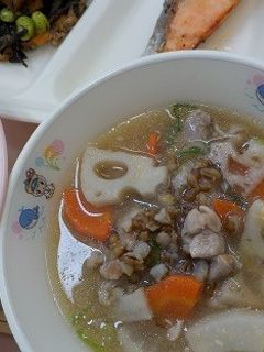 南房総市給食◆食べる味噌汁-レシピのメイン写真