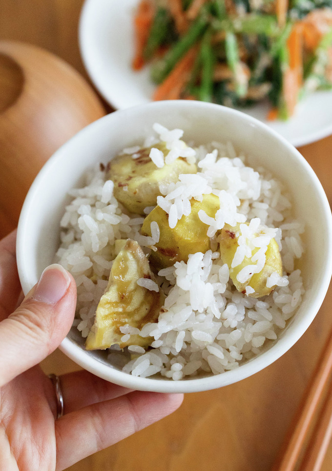 栗ごはん。炊飯器使用☆シンプルおいしい♪-レシピのメイン写真