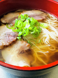 【夏の終わり…醤油ラーメンは素麺】-レシピのメイン写真