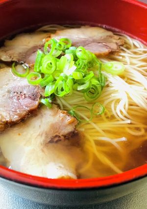 【夏の終わり…醤油ラーメンは素麺】-レシピのメイン写真