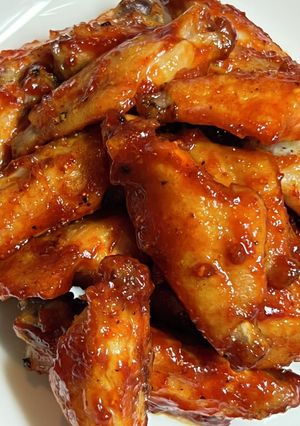 揚げない手羽中ヤンニョムチキン。簡単！-レシピのメイン写真