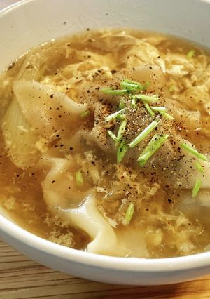 ワンタン★豚ひき肉＋ひじき-レシピのメイン写真