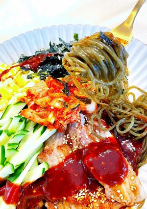 腸活しながら超簡単ビビン麺-レシピのメイン写真