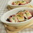 手軽!茄子とトマトとベーコンのグラタン風