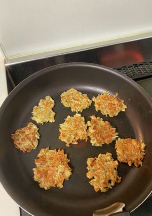 簡単美味しい！えのきと青のりのチヂミ-レシピのメイン写真