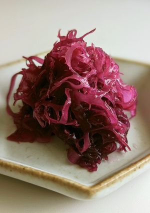 簡単コリコリ食感！梅くらげ風とさかのり-レシピのメイン写真