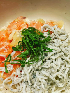 ご飯がススム!ねぎ塩サーモン-レシピのメイン写真