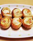 うずらの卵のチーズちくわ巻き