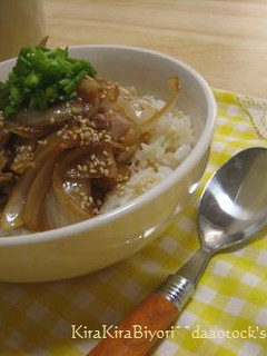 甘辛~豚丼-レシピのメイン写真