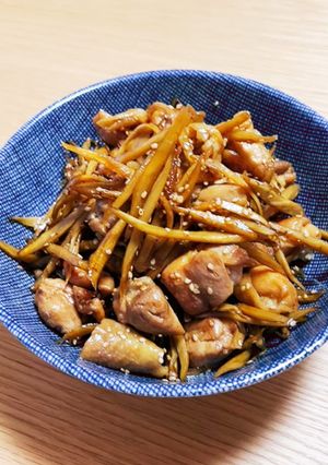 鶏ごぼう☆簡単-レシピのメイン写真