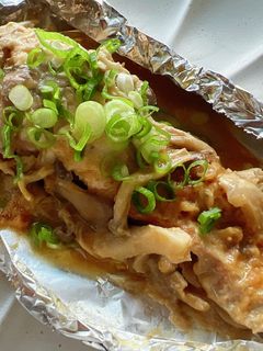 m秋鮭(生鮭)ときのこ味噌マヨホイル焼き-レシピのメイン写真