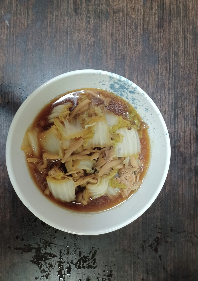 白菜としめじと豚肉煮物だよ。-レシピのメイン写真