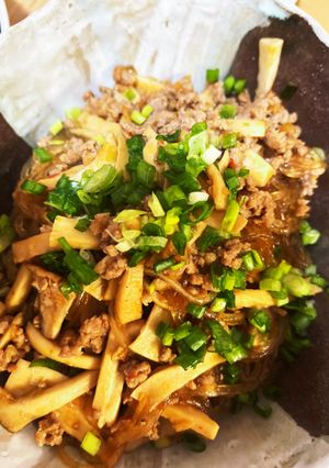 春雨の豆板醤炒め(麻婆春雨)-レシピのメイン写真