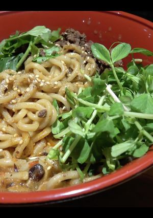 花椒でピリッと辛い！本格「汁なし坦々麺」-レシピのメイン写真