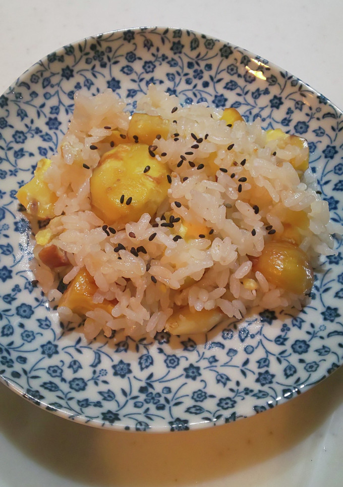 皮剥き簡単♪栗ごはん(*^O^*)♪-レシピのメイン写真