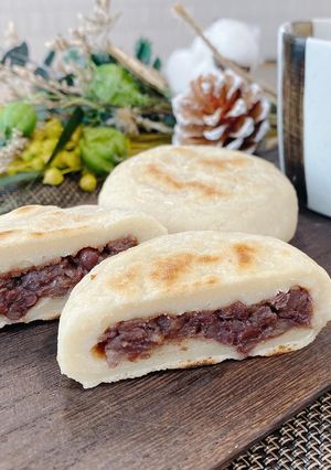 豆腐とだんご粉の梅ヶ枝餅-レシピのメイン写真